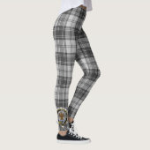 Scotstee Clan Sandilands Grey Crest Tartan Vrouwen Leggings (Rechts)