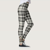 Scotstee Clan Scott Black White Ancient Crest Leggings (Rechts)