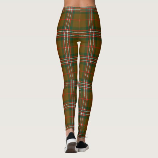 Scotstee Clan Scott Brown Modern Tartan Women Leggings (Achterkant)