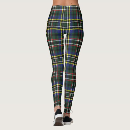 Scotstee Clan Scott Green Modern Crest Tartan Leggings (Achterkant)