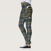Scotstee Clan Scott Green Modern Crest Tartan Leggings (Links)