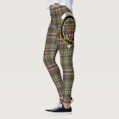 Scotstee Clan Scott Green Weathered Crest Tartan Leggings (Links)
