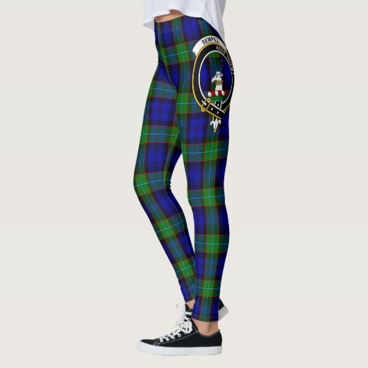 Scotstee Clan Sempill Crest Tartan Dames Leggings (Links)