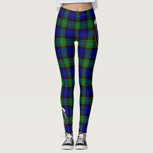 Scotstee Clan Sempill Crest Tartan Vrouwen Legging (Voorkant)