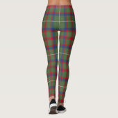 Scotstee Clan Shaw Green Modern Tartan Vrouwen Leggings (Achterkant)