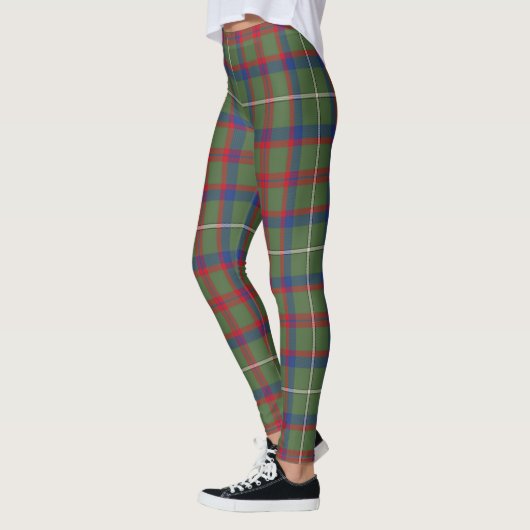 Scotstee Clan Shaw Green Modern Tartan Vrouwen Leggings (Links)