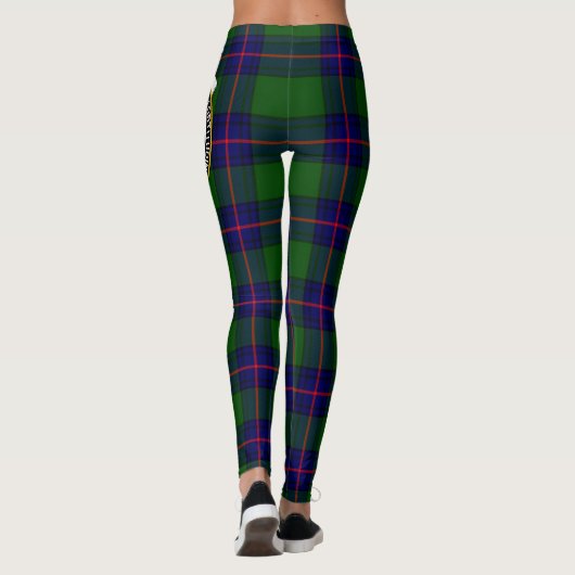 Scotstee Clan Shaw Modern Crest Tartan Vrouwen Leggings (Achterkant)