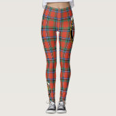 Scotstee Clan Sinclair Ancient Crest Tartan Vrouwe Leggings (Voorkant)