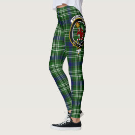 Scotstee Clan Spottiswood Crest Tartan Vrouwen Leggings
