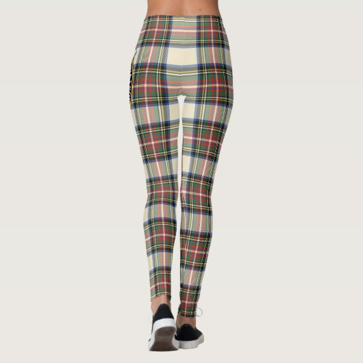 Scotstee Clan Stewart Dress Ancient Crest Tartan Leggings (Achterkant)