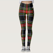 Scotstee Clan Stewart High Stewards Crest Tartan Leggings (Voorkant)