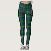 Scotstee Clan Stewart Hunting Modern Crest Tartan Leggings (Voorkant)