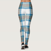 Scotstee Clan Stewart Muted Blue Tartan Vrouwen Leggings (Achterkant)