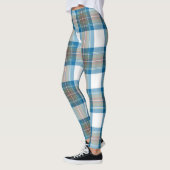Scotstee Clan Stewart Muted Blue Tartan Vrouwen Leggings (Links)