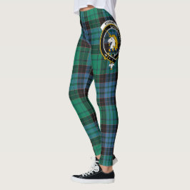 Scotstee Clan Stewart Old Ancient Crest Tartan Leggings