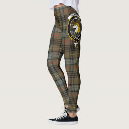 Scotstee Clan Stewart Old Weathered Crest Tartan Leggings
