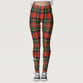 Scotstee Clan Stewart Stuart van Bute Crest Tartan Leggings (Voorkant)