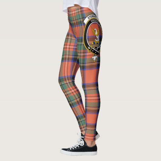 Scotstee Clan Stewart van Appin Ancient Crest Tart Leggings (Links)