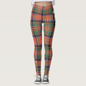 Scotstee Clan Stewart van Appin Ancient Crest Tart Leggings (Voorkant)