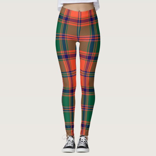 Scotstee Clan Stewart van Appin Ancient Tartan Wom Leggings (Voorkant)