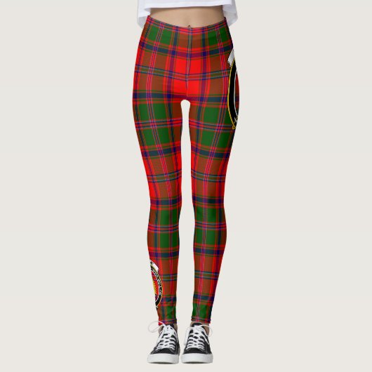 Scotstee Clan Stewart van Appin Crest Tartan Vrouw Leggings (Voorkant)