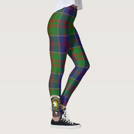 Scotstee Clan Stewart van Appin Hunting Crest Tart Leggings (Rechts)