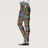 Scotstee Clan Stirling Crest Tartan Vrouwen Leggin Leggings (Links)