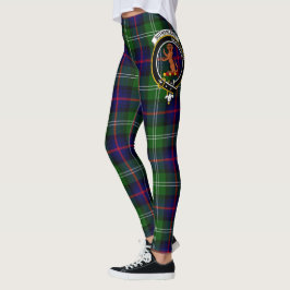 Scotstee Clan Sutherland Crest Tartan Vrouwen Leggings