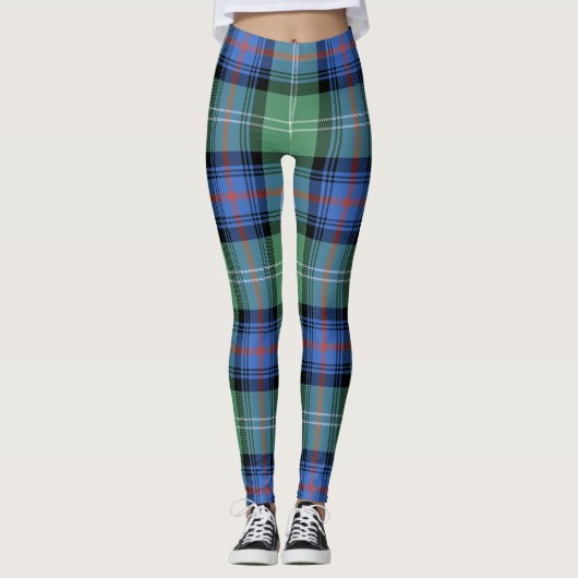 Scotstee Clan Sutherland Old Ancient Tartan Women Leggings (Voorkant)