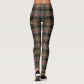 Scotstee Clan Sutherland Weathered Crest Tartan Leggings (Achterkant)