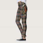 Scotstee Clan Sutherland Weathered Crest Tartan Leggings (Links)