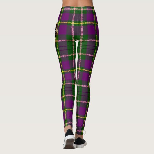 Scotstee Clan Taylor Crest Tartan Women Leggings (Achterkant)