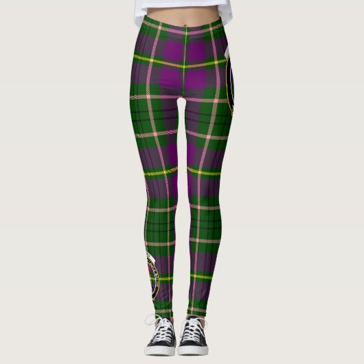 Scotstee Clan Taylor Crest Tartan Women Leggings (Voorkant)