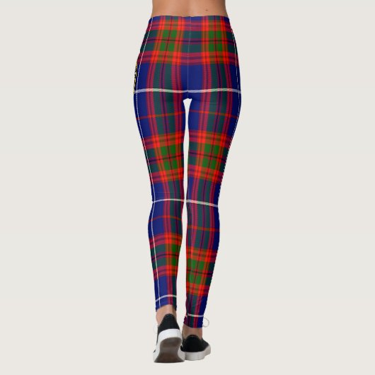 Scotstee Clan Trotter Crest Tartan Vrouwen Legging (Achterkant)