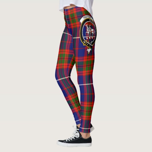 Scotstee Clan Trotter Crest Tartan Vrouwen Legging (Links)