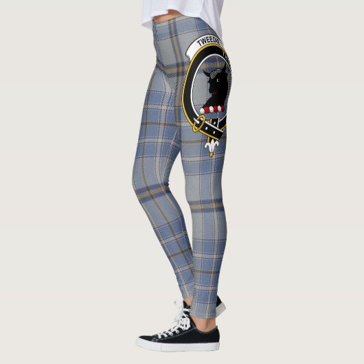 Scotstee Clan Tweedie Crest Tartan Women Leggings (Links)