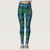 Scotstee Clan Urquhart Ancient Crest Tartan Vrouwe Leggings (Voorkant)
