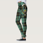 Scotstee Clan Wallace Ancient Crest Tartan Vrouwen Leggings (Links)