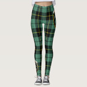 Scotstee Clan Wallace Ancient Crest Tartan Vrouwen Leggings (Voorkant)