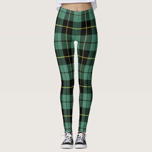 Scotstee Clan Wallace Ancient Tartan Women Legging (Voorkant)