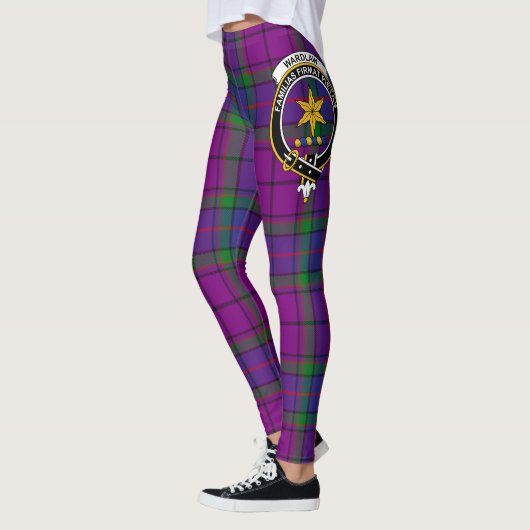 Scotstee Clan Wardlaw Crest Tartan Vrouwen Legging (Links)