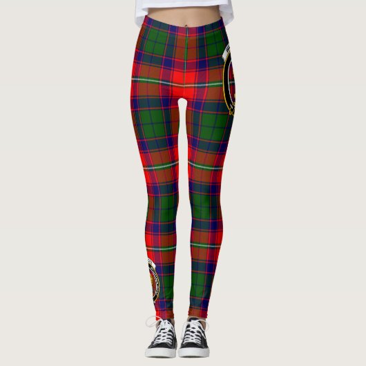 Scotstee Clan Wauchope Crest Tartan Vrouwen Leggin Leggings (Voorkant)