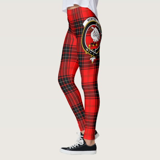 Scotstee Clan Wemyss Crest Tartan Vrouwen Leggings (Links)