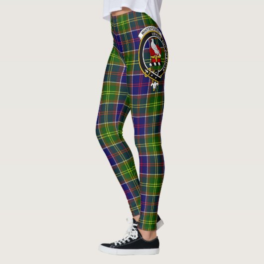 Scotstee Clan Whitefoord Crest Tartan Vrouwen Leggings (Links)