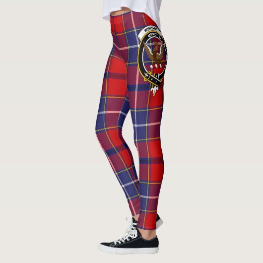 Scotstee Clan Wishart Crest Tartan Women Leggings (Links)