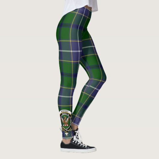 Scotstee Clan Wishart Hunting Crest Tartan Women L Leggings (Rechts)