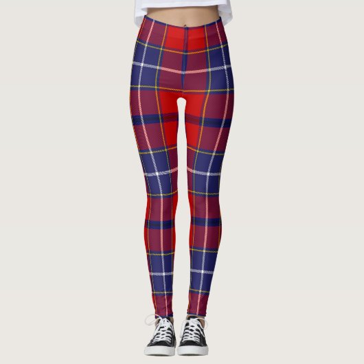 Scotstee Clan Wishart Tartan Vrouwen Leggings (Voorkant)