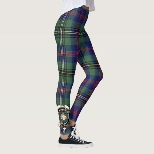Scotstee Clan Wood Crest Tartan Vrouwen Leggings (Rechts)