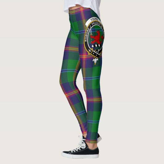 Scotstee Clan Young Crest Tartan Women Leggings (Links)