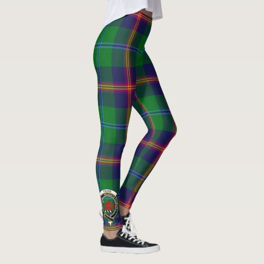 Scotstee Clan Young Crest Tartan Women Leggings (Rechts)